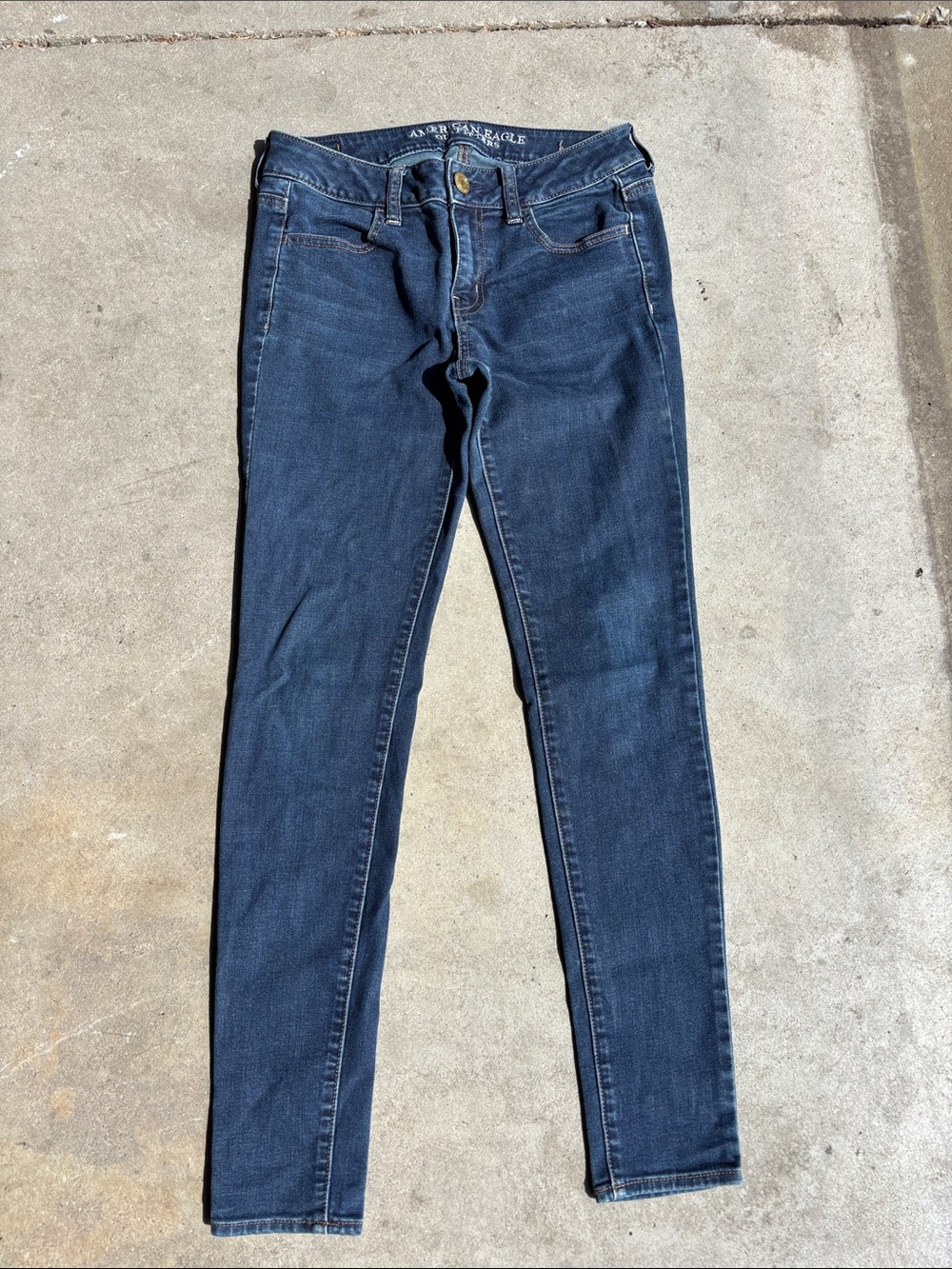 American Eagle Outfitters Dark Indigo Skinny Jeans